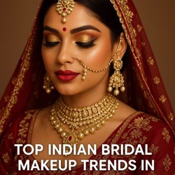 Top Indian Bridal Makeup Trends in the USA for 2025 in New York, NY