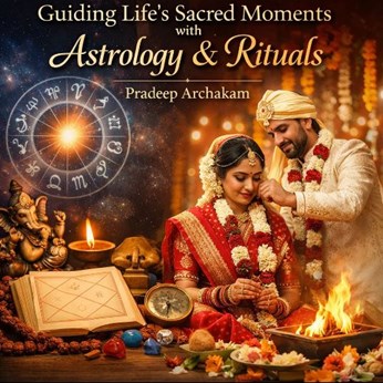 Guiding Life’s Sacred Moments with Astrology and Rituals by Pradeep Archakam in New York, NY
