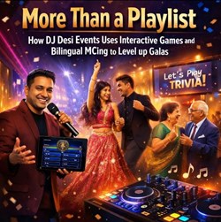 More Than a Playlist: How DJ Desi Events Uses Interactive Games and Bilingual MCing to Level up Galas in New York, NY