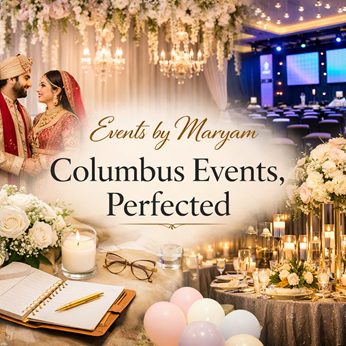 Events by Maryam: Columbus Events, Perfected in New York, NY