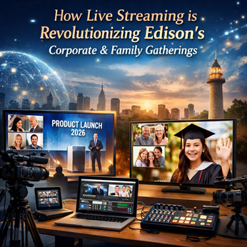 How Live Streaming is Revolutionizing Edison’s Corporate & Family Gatherings in New York, NY
