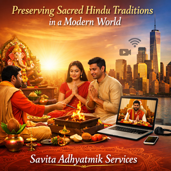 Preserving Sacred Hindu Traditions in a Modern World in New York, NY