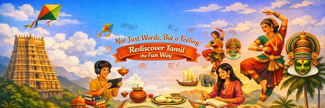 Not Just Words, But a Feeling: Rediscover Tamil the Fun Way in New York, NY