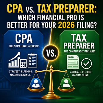 Local Services - CPA vs. Tax Preparer: Which Financial Pro Is Better for Your 2026 Filing?