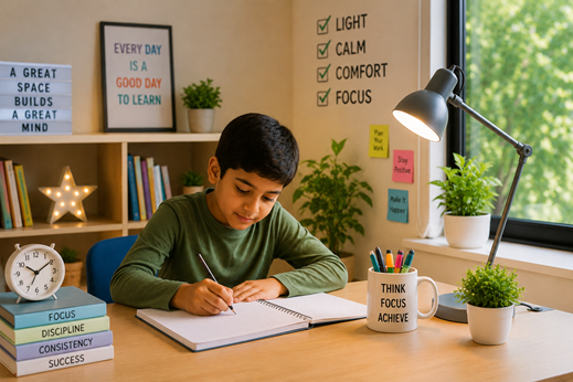 Care Corner - Creating the Perfect Study Environment at Home: Because Focus Doesn’t Grow on Trees