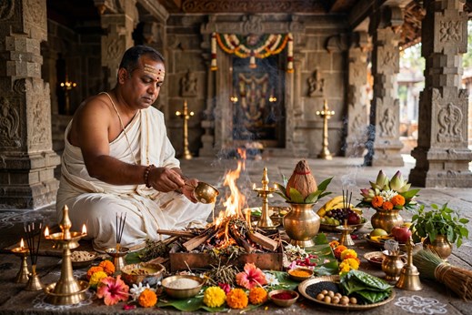 The Spiritual Significance of Hindu Rituals: From Gruhapravesam to Satyanarayana Vratam in New York, NY