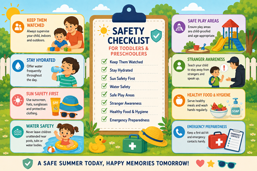 Care Corner - Summer Safety Checklist for Toddlers and Preschoolers