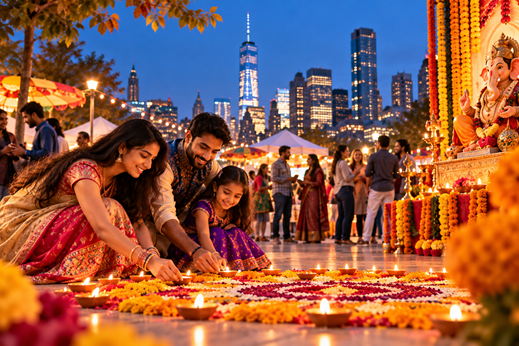 America Is Celebrating Indian Festivals Bigger Than Ever in New York,NY