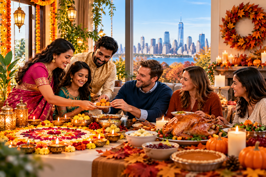 Culture - From Diwali to Thanksgiving: The Beautiful Blend of Two Cultures