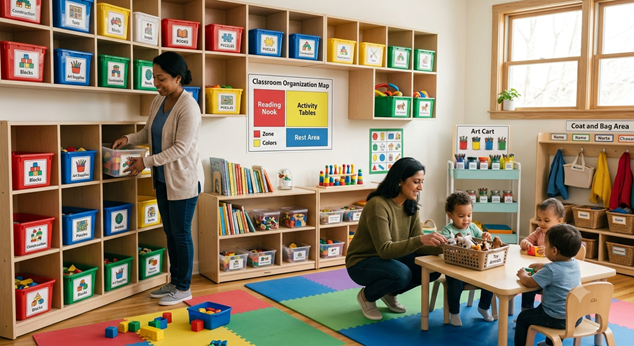 Care Corner - Classroom Organization Tips for Childcare Providers