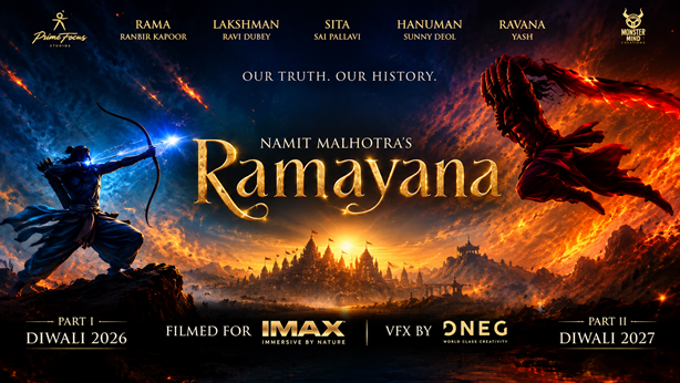  Ramayana: Part One Brings Ranbir Kapoor and Yash Face to Face This Diwali in New York,NY