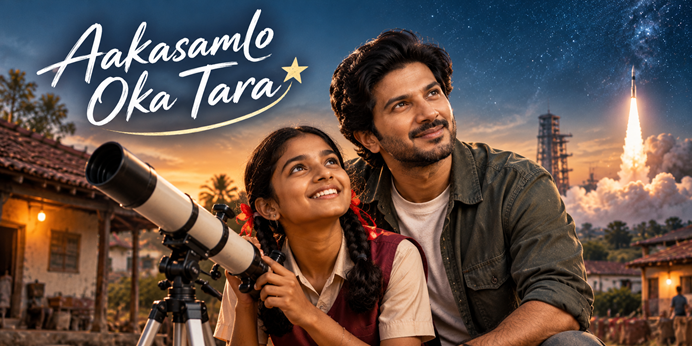 Entertainment - Aakasamlo Oka Tara: Dulquer Salmaan Backs a Village Girl’s Dream of Reaching Space