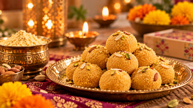 Diwali Sweet - Besan Ladoo: Nani's Patience in Every Bite in New York,NY