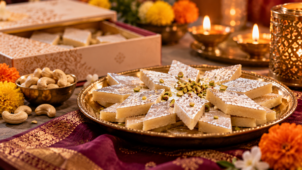 Kaju Katli: The Diamond of Every Diwali Box in New York,NY