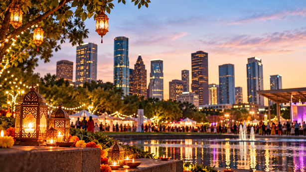 Houston's Diwali Goes Downtown: Discovery Green Hosts Its First Festival of Lights in New York,NY