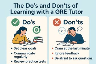 The Do’s and Don’ts of Learning with a GRE Tutor