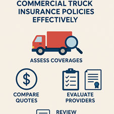How to Compare Commercial Truck Insurance Policies Effectively