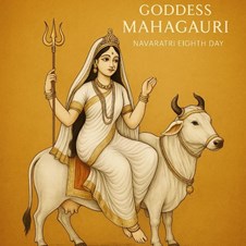 Goddess Mahagauri – The Eighth Form of Navadurga in New York, NY
