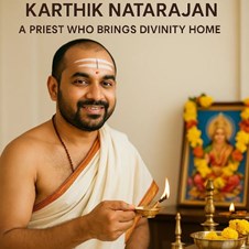 “Karthik Natarajan: A Priest Who Brings Divinity Home”