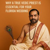 Your Big Day Demands Authenticity: Why a True Vedic Priest is Essential for Your Florida Wedding