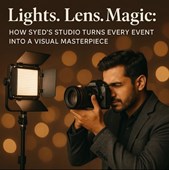 Lights. Lens. Magic: How Syed’s Studio Turns Every Event into a Visual Masterpiece