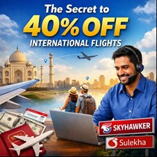 The Secret to 40% Off International Flights: Why SkyHawker is the Ultimate Travel Hack on Sulekha in New York, NY