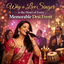 Why a Live Singer is the Heart of Every Memorable Desi Event in New York, NY
