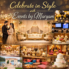 Celebrate in Style with Events by Maryam in New York, NY