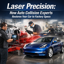 Laser Precision: How Auto Collision Experts Restores Your Car to Factory Specs