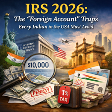 IRS 2026: The "Foreign Account" Traps Every Indian in the USA Must Avoid