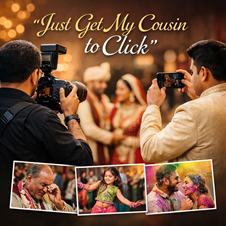 “Just Get My Cousin to Click” — Why Indian Events in USA/Canada Need Pro Photographers in New York, NY