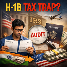 H-1B Tax Trap? How 78% of Indian Tech Workers Overpay IRS! in New York, NY