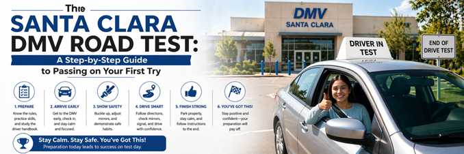 The Santa Clara DMV Road Test: A Step-by-Step Guide to Passing on Your First Try in New York, NY