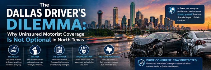 The Dallas Driver's Dilemma: Why Uninsured Motorist Coverage Is Not Optional in North Texas in New York,NY