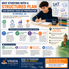 Why Studying with a Structured Plan Can Improve Your SAT Test Preparation in Smyrna, GA  in New York, NY