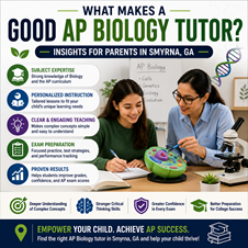 What Makes a Good AP Biology Tutor? Insights for Parents in Smyrna, GA in New York, NY