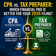 CPA vs. Tax Preparer: Which Financial Pro Is Better for Your 2026 Filing? in New York, NY