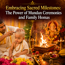 Embracing Sacred Milestones: The Power of Mundan Ceremonies and Family Homas