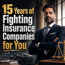 Focuses on aggressive advocacy against insurance companies and his 15-year reputation. in New York, NY