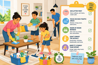 Summer Cleaning Checklist for Busy Families: Tackle the Chaos in Bite-Sized Wins in New York,NY
