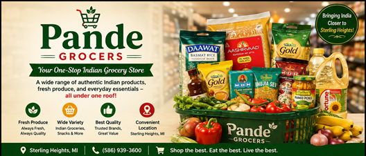 Pande Grocers in Sterling Heights, MI - Your One-Stop Desi Grocery Store for 10+ Years in New York, NY