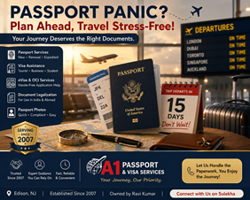 Passport Panic Before a Big Trip? Preparation Can Save You From Last-Minute Stress in New York, NY