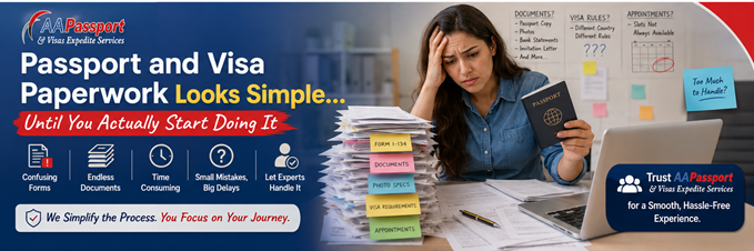 Passport and Visa Paperwork Looks Simple… Until You Actually Start Doing It in New York, NY