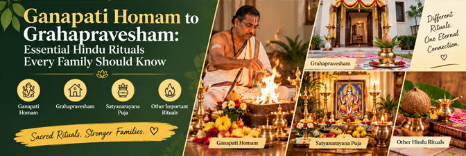 Ganapati Homam to Grahapravesham: Essential Hindu Rituals Every Family Should Know in New York, NY