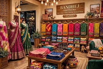 Bandhani to Banarasi: Discover Authentic Indian Ethnic Wear at Bandhej By Richa in Charlotte, NC in New York, NY