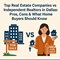 Top Real Estate Companies vs Independent Realtors in Dallas in , 