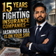 Focuses on aggressive advocacy against insurance companies and his 15-year reputation in New York,NY