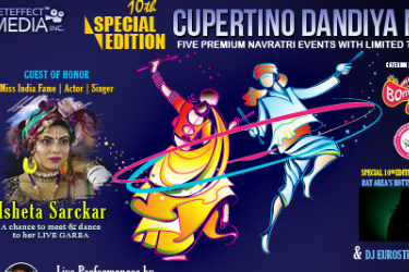 10th Cupertino Dandiya Nite - Special Edition on Oct 04 in San Jose, CA