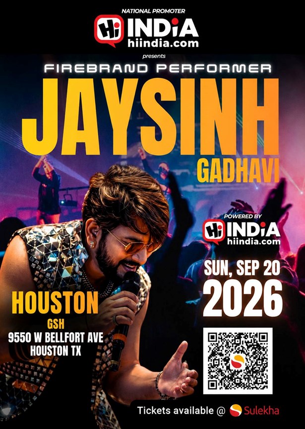 Jaysinh Gadhavi Live Garba In Houston 2026