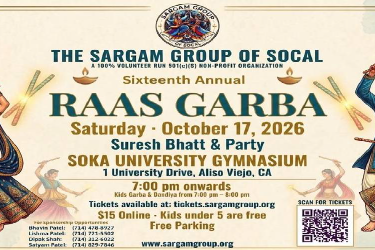 2026 Sargam Garba Night 1 in Aliso Viejo, CA